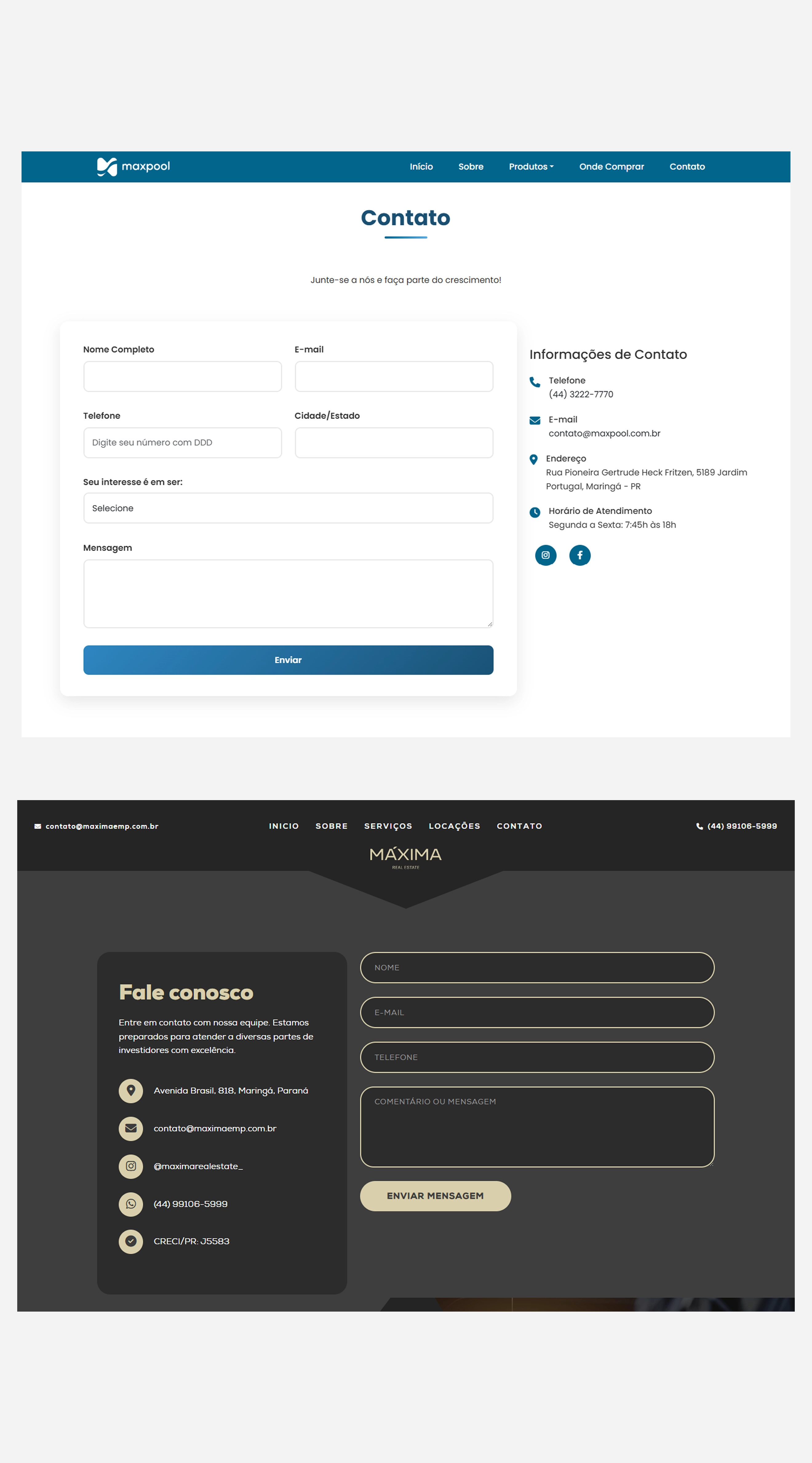 Plugin WordPress: Formulário de Contato com SMTP