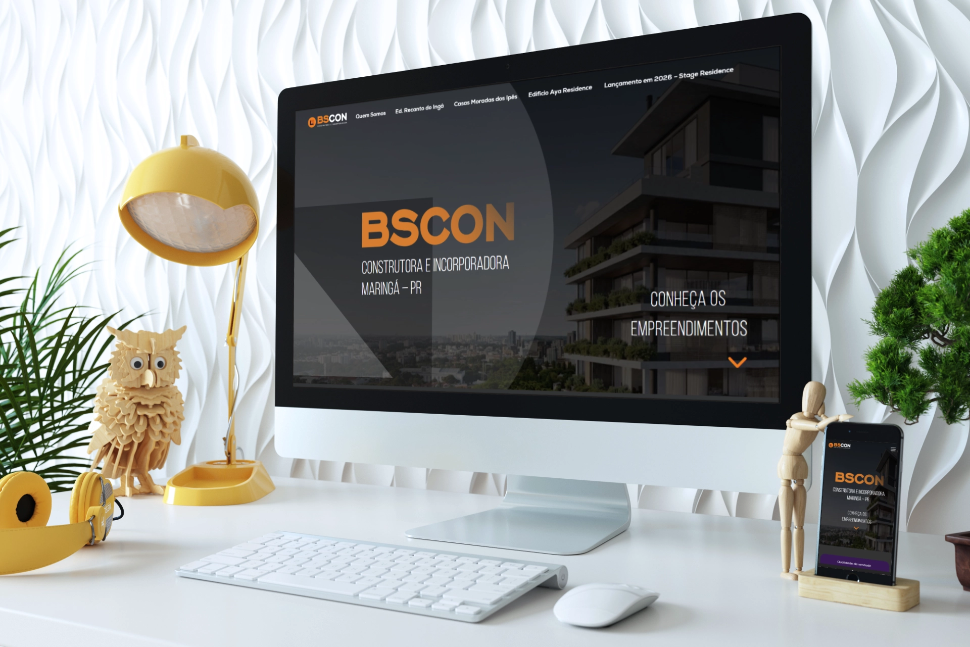 BSCON Construtora: Site Institucional