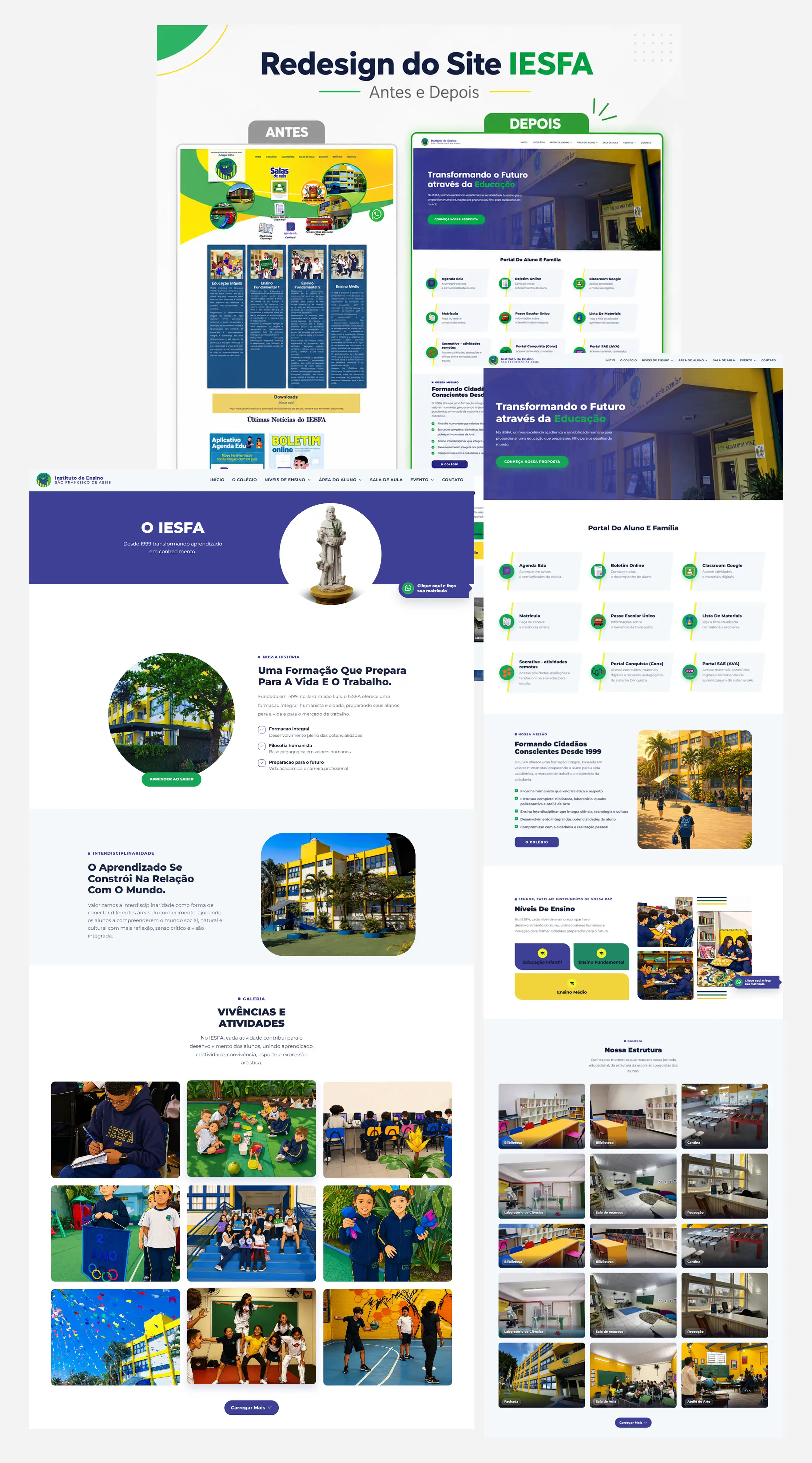 IESFA: Site Institucional Escolar