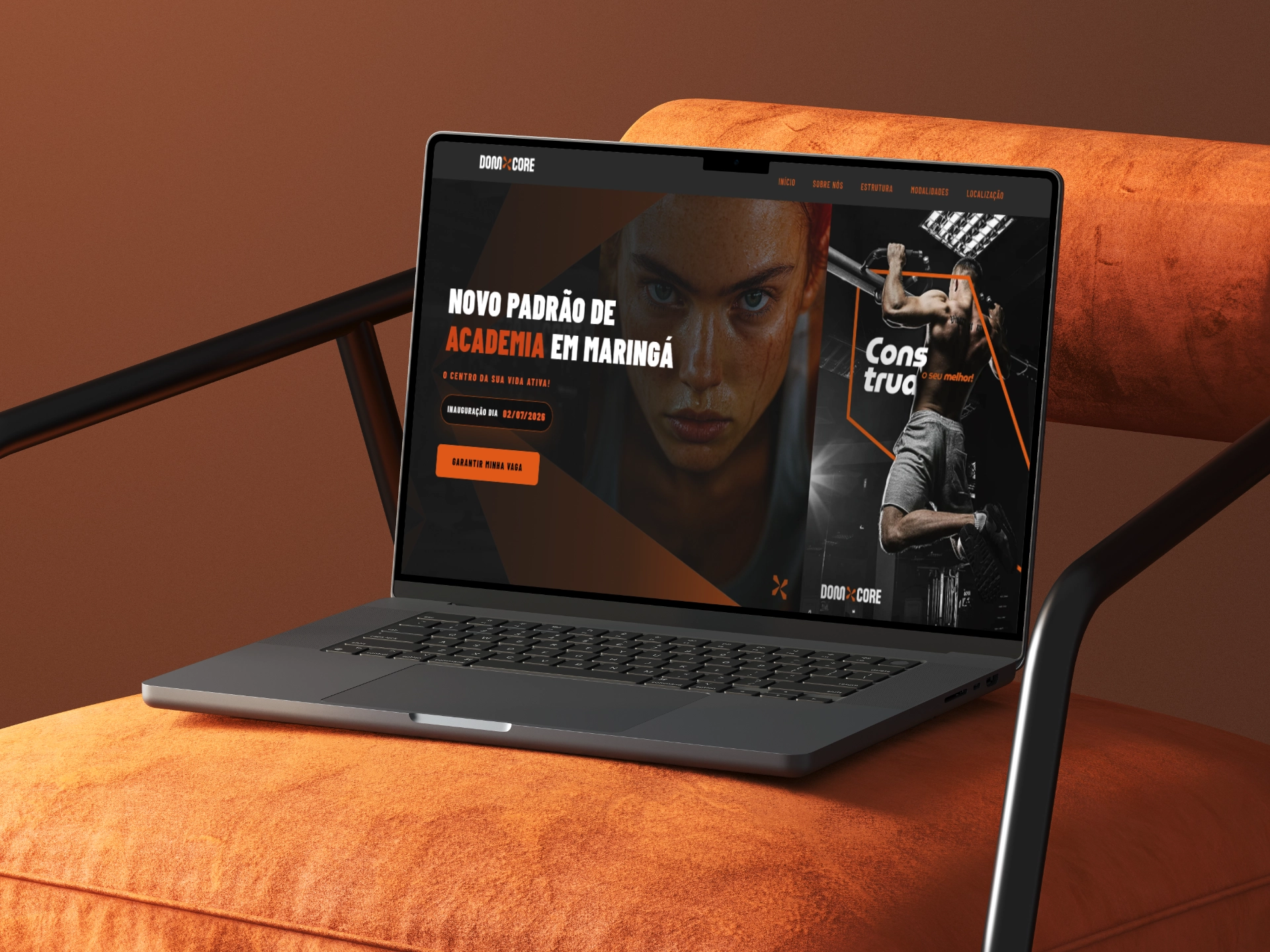 Domcore Gym: Landing Page de Lançamento